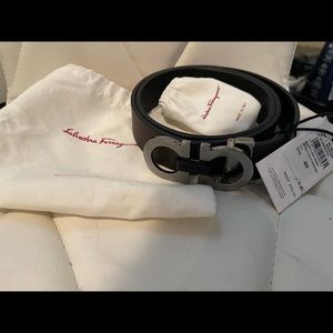 BNWT Salvatore Ferragamo mens reversible belt sz 36